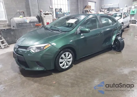 2016 Toyota Corolla Le from USA, damaged, VIN 2T1BURHEXGC685996